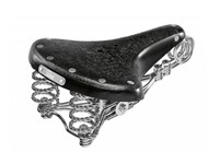 Selle vélomoteur Tabor Heavy Duty, cuir véritable noir Selle vélomoteur Tabor Heavy Duty, cuir véritable noir