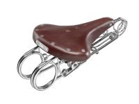 Selle vélomoteur Tabor Heavy Duty, cuir véritable noir foncé Selle vélomoteur Tabor Heavy Duty, cuir véritable noir foncé
