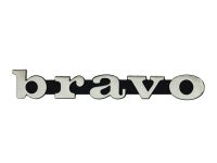 Emblem Bravo aluminium, 1 stk. Emblem Bravo aluminium, 1 stk.