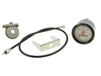 Compteur 60km/h original, fond blanc, vélomoteurs Tomos (roue de 16")