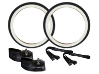 Set de pneus 2 1/4 - 19" Horng Fortune F853 à flancs blancs Set de pneus 2 1/4 - 19" Horng Fortune F853 à flancs blancs