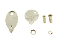 Set de capuchons enjoliveurs (oval + rond) pour serrure de direction