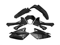 Kit carrosserie plastiques 7pcs NOIR, moto Rieju 50cc