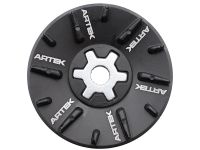 Joue fixe ARTEK K2 Racing CNC avec étoile, moteur scooter 50cc 2T Minarelli (Aerox, Nitro, Sr, booster, Bw's, F12, Overto, Neo'...)