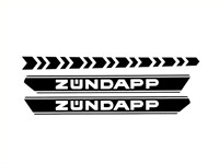 Autocollant de réservoir, vélomoteurs Zundapp modèle Z