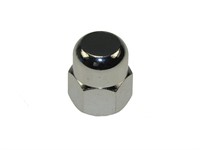 Ecrou de roue M10 x 1mm chromé, divers vélomoteurs