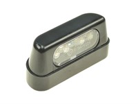 Nummernschildbeleuchtung LED schwarz CE Nummernschildbeleuchtung LED schwarz CE