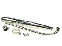 Pot d'échappement Sachs 504 / 505 avec bride (sortie à droite)
