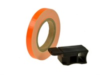 Felgenband Replay, 7mm breit, 6m inkl. Montagehilfe, Neon-Orange
