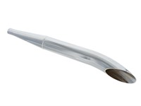 Silencieux d'échappement Sidepipe custom Ø28/60mm chromé, universel vélomoteurs Silencieux d'échappement Sidepipe custom Ø28/60mm chromé, universel vélomoteurs