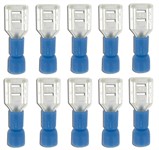 Kabelstecker, Überwurf 6.3mm, 10Stk. Kabelstecker, Überwurf 6.3mm, 10Stk.