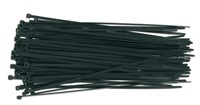 Colliers/Collson/Rilsan en plastique noir 140mm (100 pcs)
