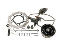 Kit frein à disque noir, pour fourche EBR, vélomoteurs Piaggio Ciao Kit frein à disque noir, pour fourche EBR, vélomoteurs Piaggio Ciao