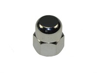 Ecrou de roue M12 x 1mm chromé, divers vélomoteurs Ecrou de roue M12 x 1mm chromé, divers vélomoteurs