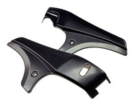 Paire de caches carrosseries latérales noir mat, vélomoteurs Tomos