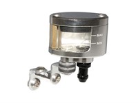 Réservoir/bocal de liquide de frein CNC, argenté Réservoir/bocal de liquide de frein CNC, argenté