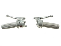 Set de poignée 3 vitesses, reproduction Magura, gris Set de poignée 3 vitesses, reproduction Magura, gris