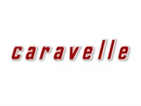 Autocollant/sticker Caravelle, rouge/blanc