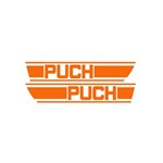 Autocollant/Sticker de réservoir, orange, vélomoteur Puch X30 Autocollant/Sticker de réservoir, orange, vélomoteur Puch X30