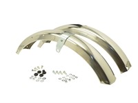 Kit garde boue avant + arrière chrome, vélomoteurs Piaggio Ciao Kit garde boue avant + arrière chrome, vélomoteurs Piaggio Ciao