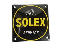 Pancarte vintage SOLEX, 10x10cm
