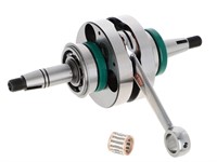 Vilebrequin pré-monté AKOA PUCH E50 "Racing" masses pleines, version sans insert alu, super renforcé Vilebrequin pré-monté AKOA PUCH E50 "Racing" masses pleines, version sans insert alu, super renforcé