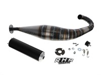 Pot d'échappement compétition RHR exhaust R400V 70cc, vélomoteurs Puch Pot d'échappement compétition RHR exhaust R400V 70cc, vélomoteurs Puch