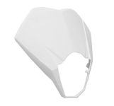 Tête de fourche plaque phare blanche, moto 50cc Rieju Enduro 50, MRT, MRT PRO, MRT SM dès 2000