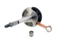 Vilebrequin AKOA type origine renforcé axe 10mm, vélomoteurs Piaggio Ciao, Si, Bravo, Boxer