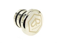 Bouchon de réservoir d'essence inox rond "Piaggio", vélomoteurs Piaggio Ciao Bouchon de réservoir d'essence inox rond "Piaggio", vélomoteurs Piaggio Ciao