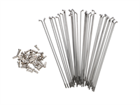 Kit rayons de roue (36 pièces) roues 17, 2.60 x 188mm en inox, type origine, vélomoteurs PUCH