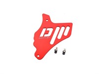 Cache pignon Doppler rouge, moto 50cc avec moteur Minarelli AM6 Cache pignon Doppler rouge, moto 50cc avec moteur Minarelli AM6
