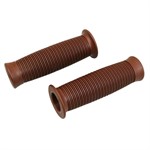 Griffe gerillt retro ( karamel / braun ( Paar ) Griffe gerillt retro ( karamel / braun ( Paar )