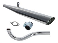 Pot d'échappement sport Custom, vélomoteurs Puch Maxi S / X30 Pot d'échappement sport Custom, vélomoteurs Puch Maxi S / X30