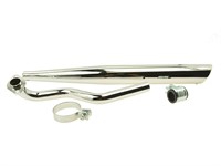 Pot d'échappement custom chromé, vélomoteur Sachs 504 Pot d'échappement custom chromé, vélomoteur Sachs 504