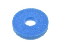 Zierschwamm für Tankdeckel, blau (rund)
