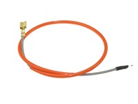 Cable pour impulsion d'allumage ORANGE rupteur->bobine (ext.), vélomoteurs Piaggio Ciao Cable pour impulsion d'allumage ORANGE rupteur->bobine (ext.), vélomoteurs Piaggio Ciao