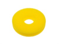 Zierschwamm für Tankdeckel, gelb (rund)