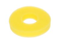 Mousse décorative absorbante ronde JAUNE, universel pour réservoir vélomoteur