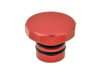 Bouchon de réservoir CNC (12 facettes), alu rouge, vélomoteur Puch Maxi Bouchon de réservoir CNC (12 facettes), alu rouge, vélomoteur Puch Maxi