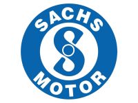 Aufkleber Sachs Tank 60mm hellblau