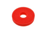 Zierschwamm für Tankdeckel, rot (rund)