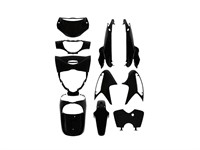 Kit carrosserie (10pcs) noir, scooter HONDA SH 125cc dès 2012