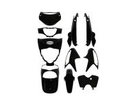 Kit carrosserie (10pcs) noir, scooter HONDA SH 125cc 2005-2008