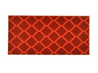 Plaque autocollant de sécurité reflectrice rouge, 5 x 2.5cm Plaque autocollant de sécurité reflectrice rouge, 5 x 2.5cm