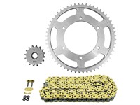 Kit chaine AFAM 16x56 type 428 complet, moto Kawasaki Z Ninja 125cc Kit chaine AFAM 16x56 type 428 complet, moto Kawasaki Z Ninja 125cc