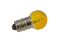 Ampoule E10 de phare arrière jaune 6V 6W a visser Ampoule E10 de phare arrière jaune 6V 6W a visser