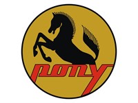 Autocollant/sticker blason Pony (80mm)