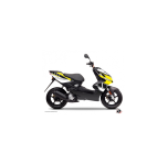 Kit déco graphique blanc-jaune old school/vintage, scooter Yamaha Aerox / MBK Nitro 1997-2012 Kit déco graphique blanc-jaune old school/vintage, scooter Yamaha Aerox / MBK Nitro 1997-2012