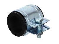 Collier chromé 28mm pour coude échappement, gomme en FPM viton Collier chromé 28mm pour coude échappement, gomme en FPM viton